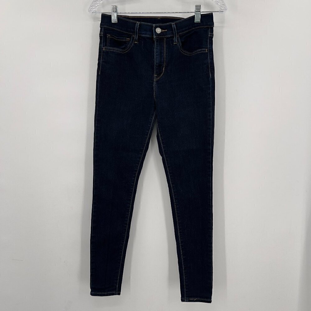 Levi's Skinny Dark Blue Midi Rise Jeans